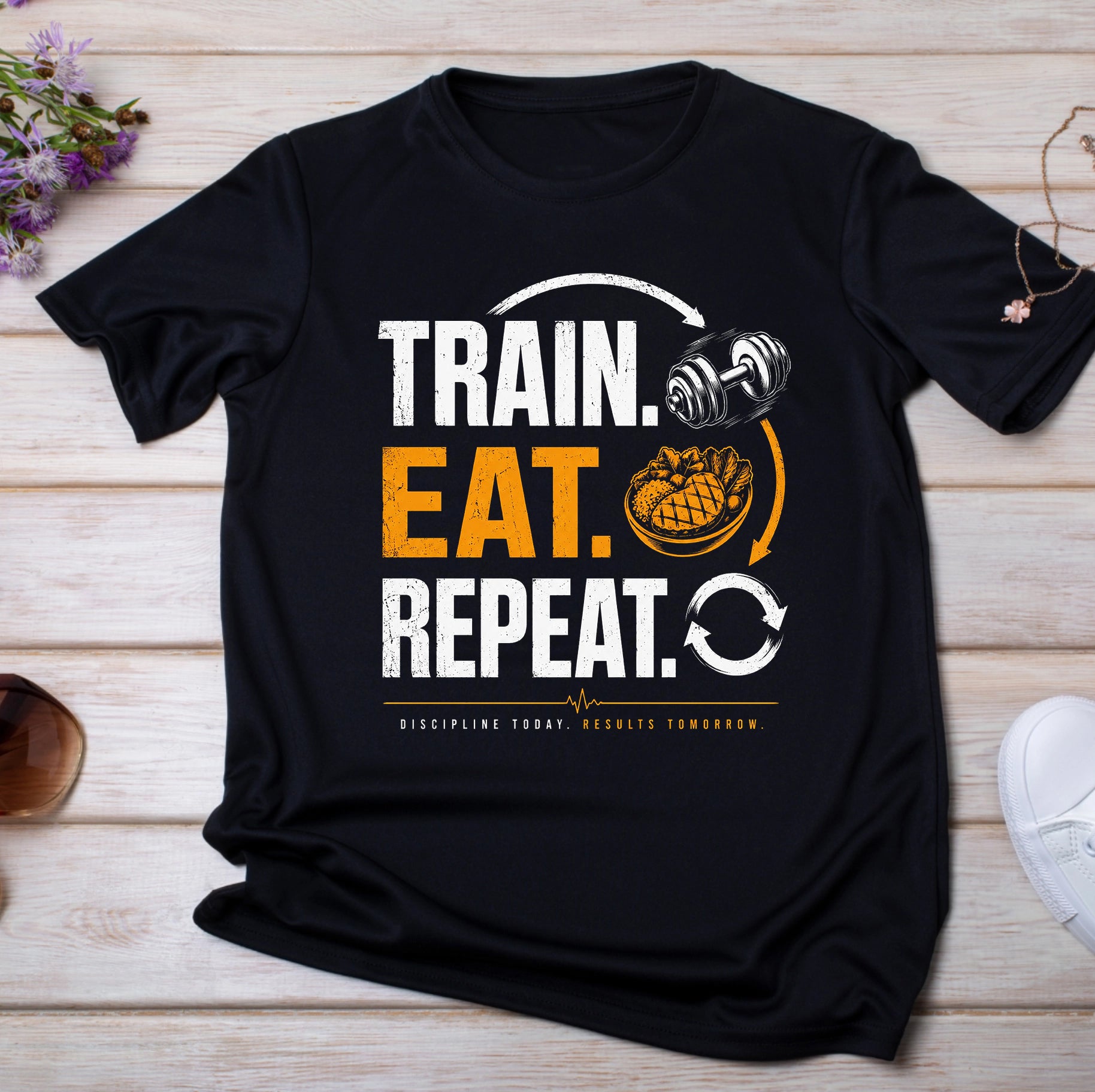 Train Eat Repeat Half Sleeve