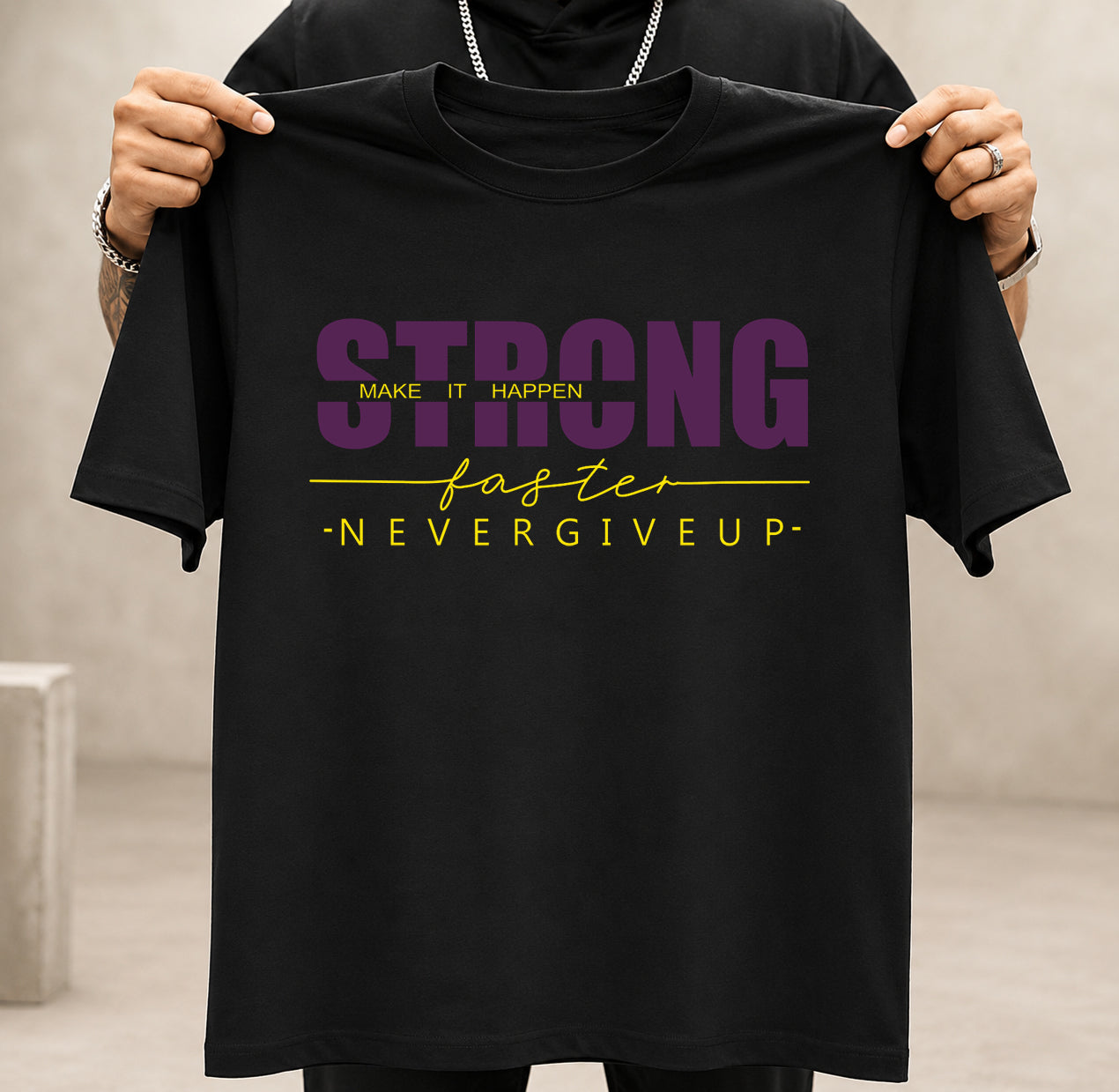 Strong Motivational Half Sleeve