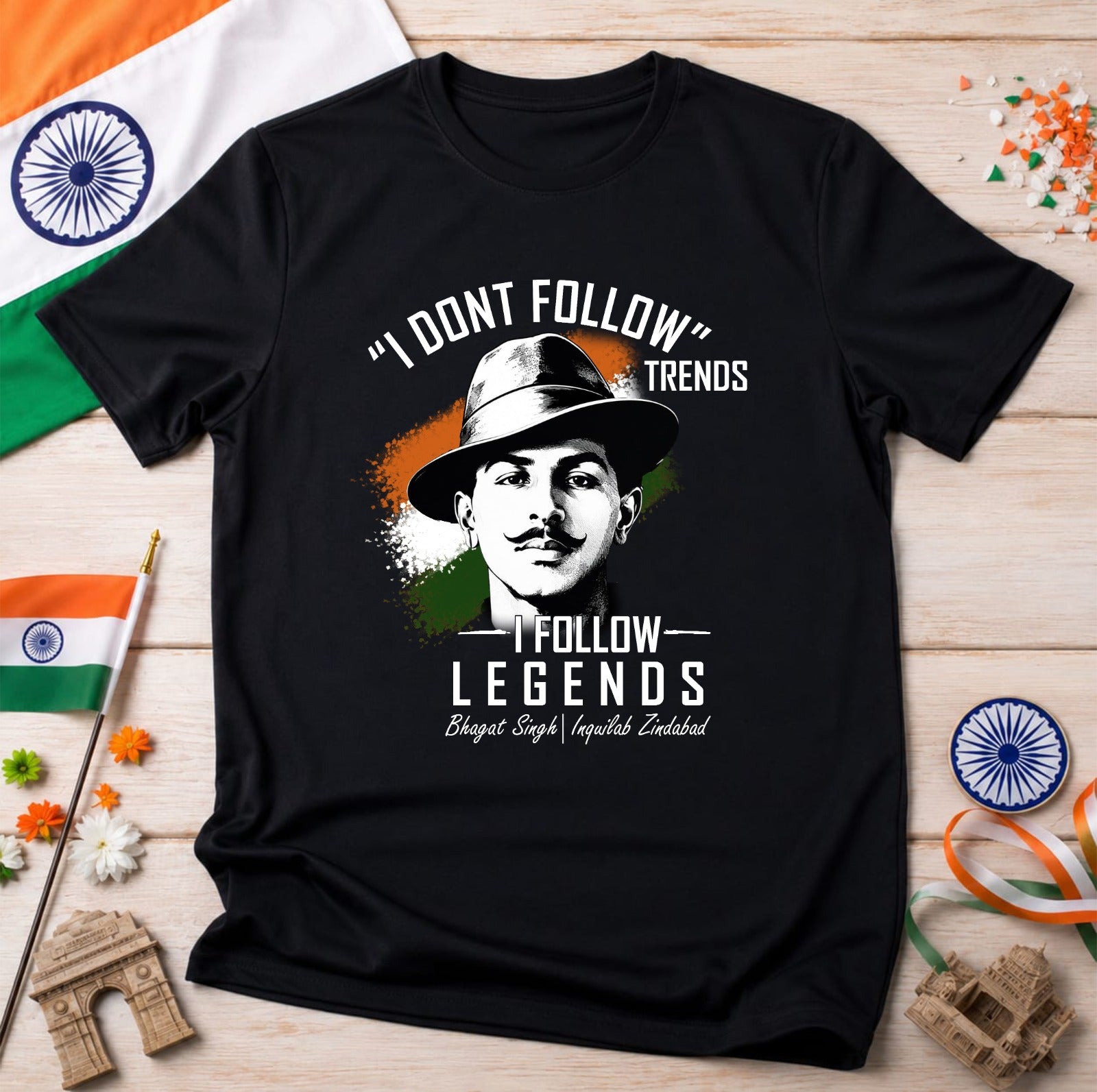 Fearless Bhagat sing premium T shirt