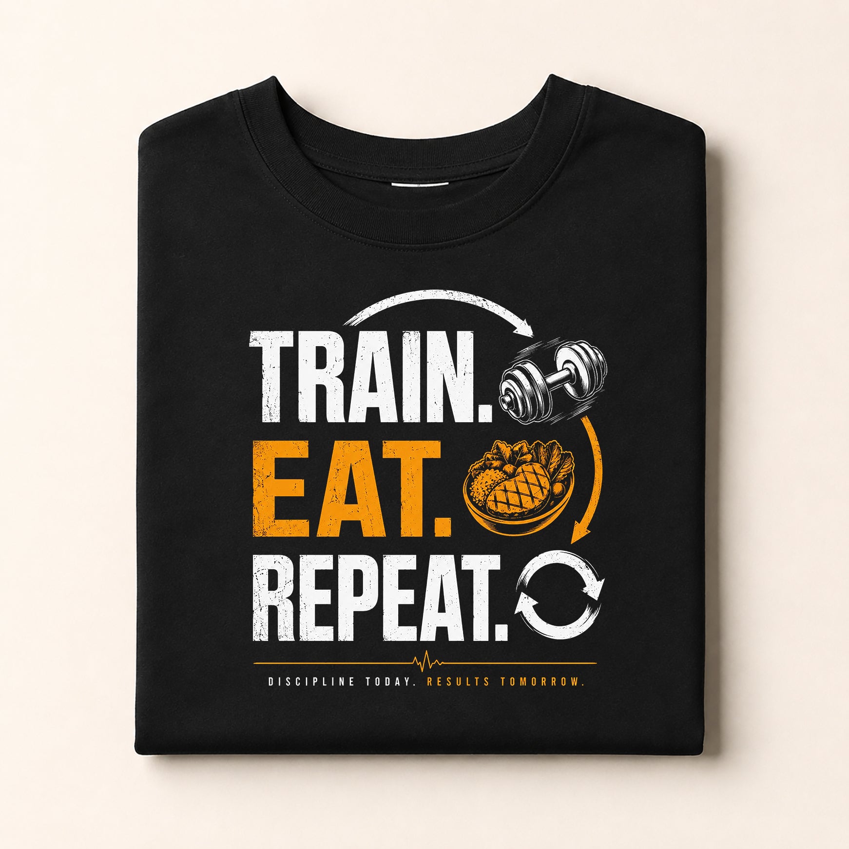 Train Eat Repeat Half Sleeve